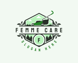 Natural Lawn Care Gardening logo design