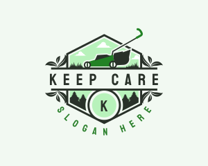 Natural Lawn Care Gardening logo design