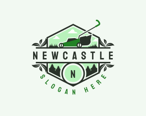 Natural Lawn Care Gardening logo design