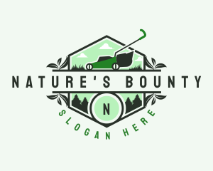 Natural Lawn Care Gardening logo design