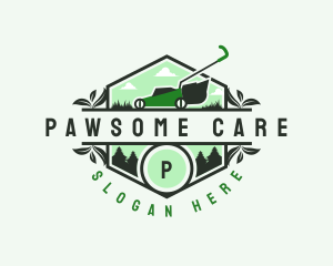 Natural Lawn Care Gardening logo design