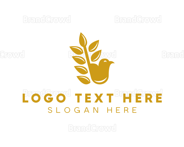 Gold Wheat Finch Logo