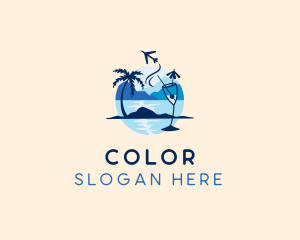 Island - Seaside Beach Scenery logo design