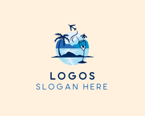Island - Seaside Beach Scenery logo design
