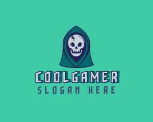 Halloween Gaming Skull logo design