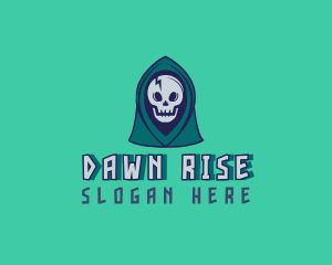 Halloween Gaming Skull logo design