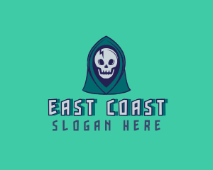 Halloween Gaming Skull logo design