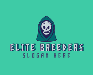 Halloween Gaming Skull logo design