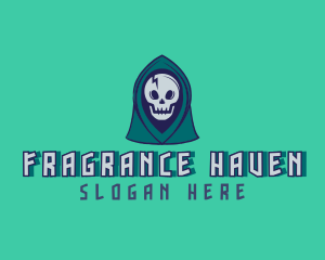 Halloween Gaming Skull logo design