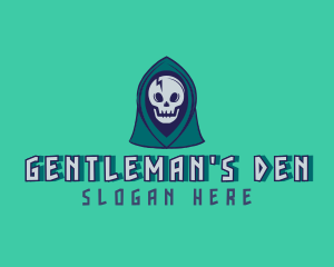 Halloween Gaming Skull logo design