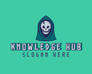 Scary - Halloween Gaming Skull logo design