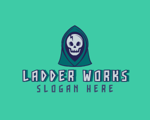 Halloween Gaming Skull logo design