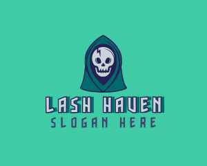 Halloween Gaming Skull logo design