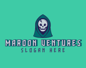 Halloween Gaming Skull logo design