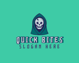 Halloween Gaming Skull logo design