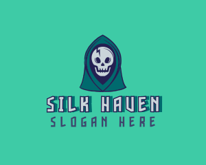 Halloween Gaming Skull logo design