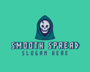 Halloween Gaming Skull logo design