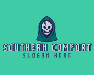 Halloween Gaming Skull logo design