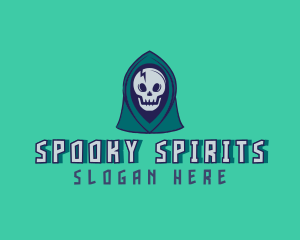 Halloween - Halloween Gaming Skull logo design
