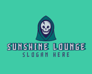 Halloween Gaming Skull logo design