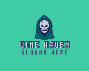 Halloween Gaming Skull logo design