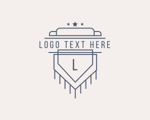 Letter - Stars Tribe Shield logo design
