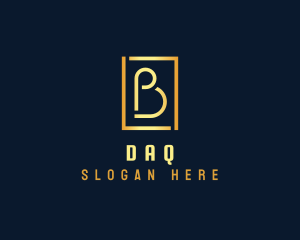 Industry - Golden Premium Firm Letter B logo design