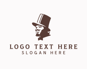 Grooming - Gentleman Hipster Tailoring logo design