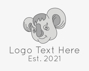 Animal - Koala Animal Mascot logo design