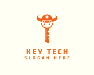 Norse Warrior Key logo design