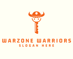 Norse Warrior Key logo design