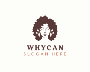 Hair Stylist - Hairdresser Salon Woman logo design