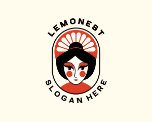 Oriental - Oriental Asian Woman logo design