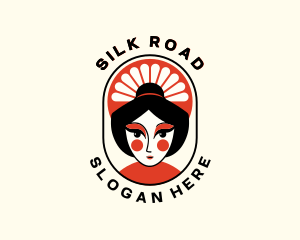 Oriental - Oriental Asian Woman logo design