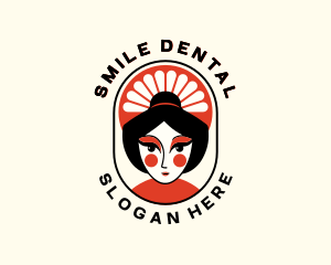 Feminine - Oriental Asian Woman logo design