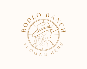 Western Woman Rodeo logo design