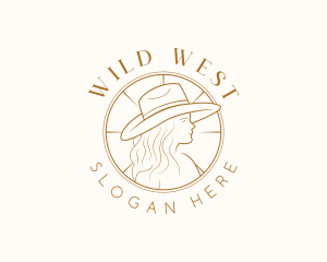 Rodeo - Western Woman Rodeo logo design