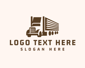 Trailer - Trucking Company Logistics logo design