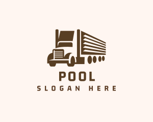 Trucking Company Logistics  Logo