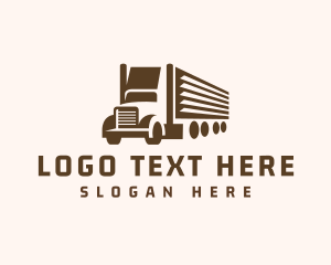 Trucking Company Logistics  Logo