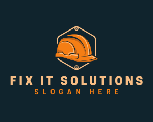 Handyman - Handyman Construction Helmet logo design