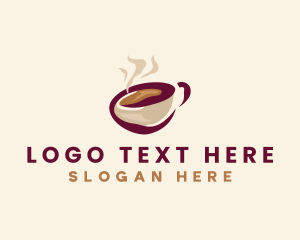 Coffe Cup - Espresso Coffee Cafe logo design