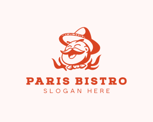 Mexican Restaurant Chef logo design