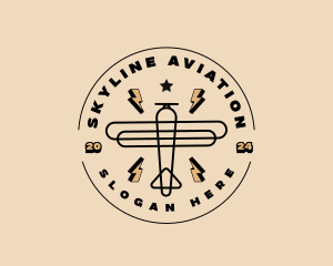 Flight - Airplane Flight Aviation logo design