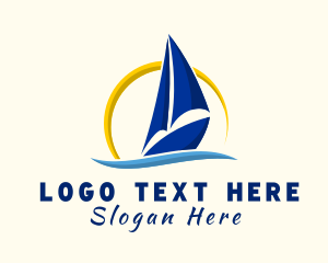 Yacht Boat Sailing Logo