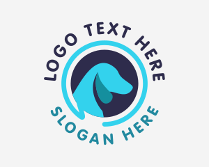 Dog Shelter - Minimalist Pet Dog logo design