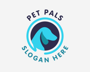 Minimalist Pet Dog logo design