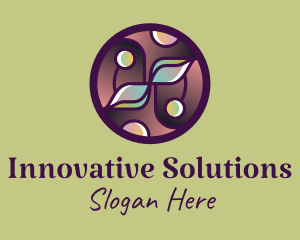 Organic Products Emblem  logo design