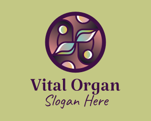 Organic Products Emblem  logo design