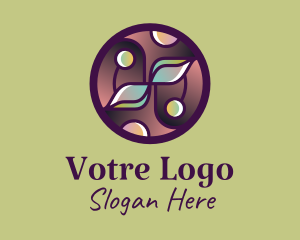 Tree Planting - Organic Products Emblem logo design